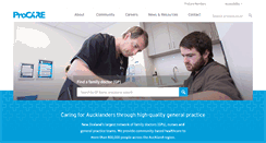 Desktop Screenshot of procare.co.nz